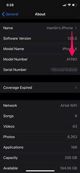 Image result for How to Determine iPhone Model Number