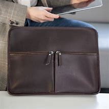 Image result for Leather Tote iPad Bag
