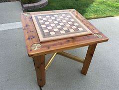 Image result for Easy Outdoor Chess Table