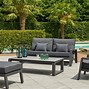 Image result for Canape Lit Bas De Jardin Aluminium Et Toile