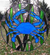 Image result for Stained Glass Chesapeake Bay Blue Crab
