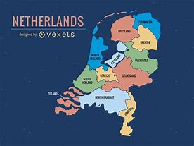 Image result for Map of Netherlands with Cities