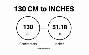 Image result for 130 Cm to Inches