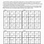 Image result for Printable Blank Sudoku 9X9 Grid 2 per Page Template