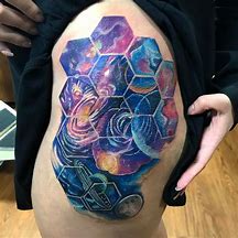 Image result for Space Background Tattoo