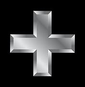 Image result for Silver Plus Symbol On Black Background