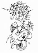 Image result for Unicorn Tattoos for Girls