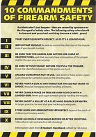 Image result for 10 Commandments of Gun Safety