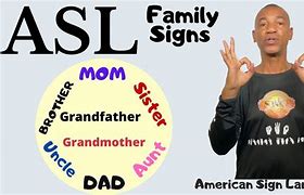 Image result for Family ASL