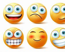 Image result for Smiley-Face vs Emoji