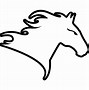 Image result for Printable Horse Head Clip Art