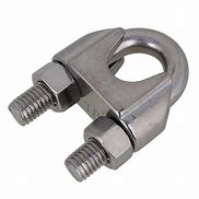 Image result for stainless steel cable cable clip