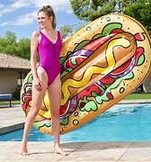 Image result for Hot Dog Inflatable Pool Floats