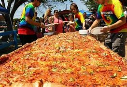 Image result for World's Largest Pizza Ever Made