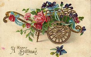 Image result for Vintage Happy Birthday Clip Art