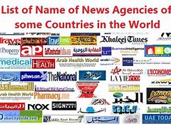 Image result for Two International News Agencies