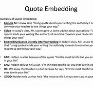 Image result for MLA Format Embedded Quotes