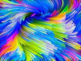 Image result for Abstract Rainbow Painting