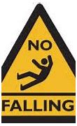 Image result for No Falls Here Clip Art