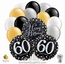 Image result for 60th Birthday Balloons for Women
