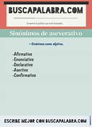 Image result for aseverativo