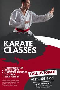 Image result for Martial Arts Class Poster