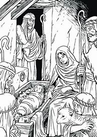 Image result for Three Wise Men in Nativity Coloring Page