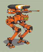 Image result for Robot with Gun Drawing