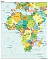 Image result for Africa Map Largest Cities