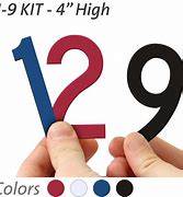 Image result for 4 Inch Magnetic Numbers
