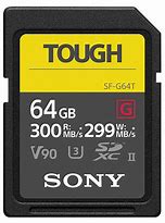 Image result for Sony Tough 64GB