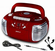 Image result for Small CD Radio Cassette Player