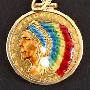 Image result for Painted Indian Head Cents
