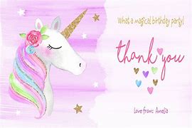 Image result for Thank You Unicorn Design