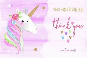 Image result for Unicorn Thank You Cards Target