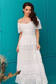 Image result for Long White Beach Dress