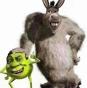Image result for Shrek and Donkey Mike and Sully