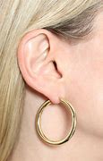 Image result for Gold Hoop Earrings