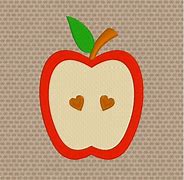 Image result for Half of a Apple Ambroider