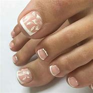 Image result for White Toe Nail Designs