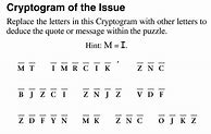Image result for free print cryptograms puzzle