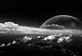 Image result for Outer Space Black and White