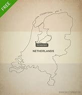 Image result for Netherlands Map Outline