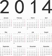 Image result for 2014 Year Calendar Printable PDF