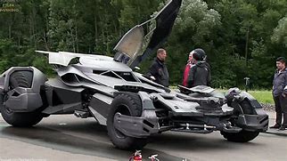 Image result for Batman vs Superman Batmobile Scene