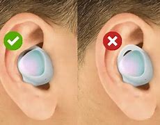 Image result for How to Wear Not in Ear Earbuds