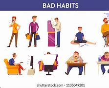 Image result for Bad Habits Clip Art