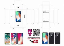 Image result for 3D iPhone Box Template