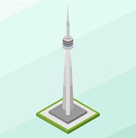 Image result for CN Tower Vector