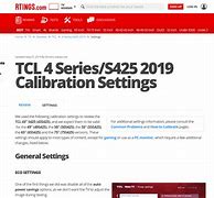 Image result for TCL 4 Series Checkerboard Pattern